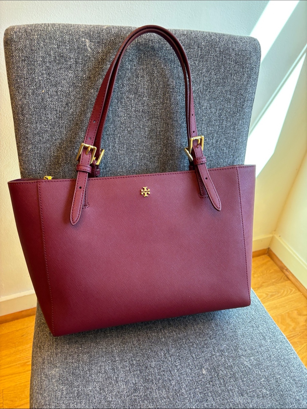 Tory Burch York Small Buckle Tote